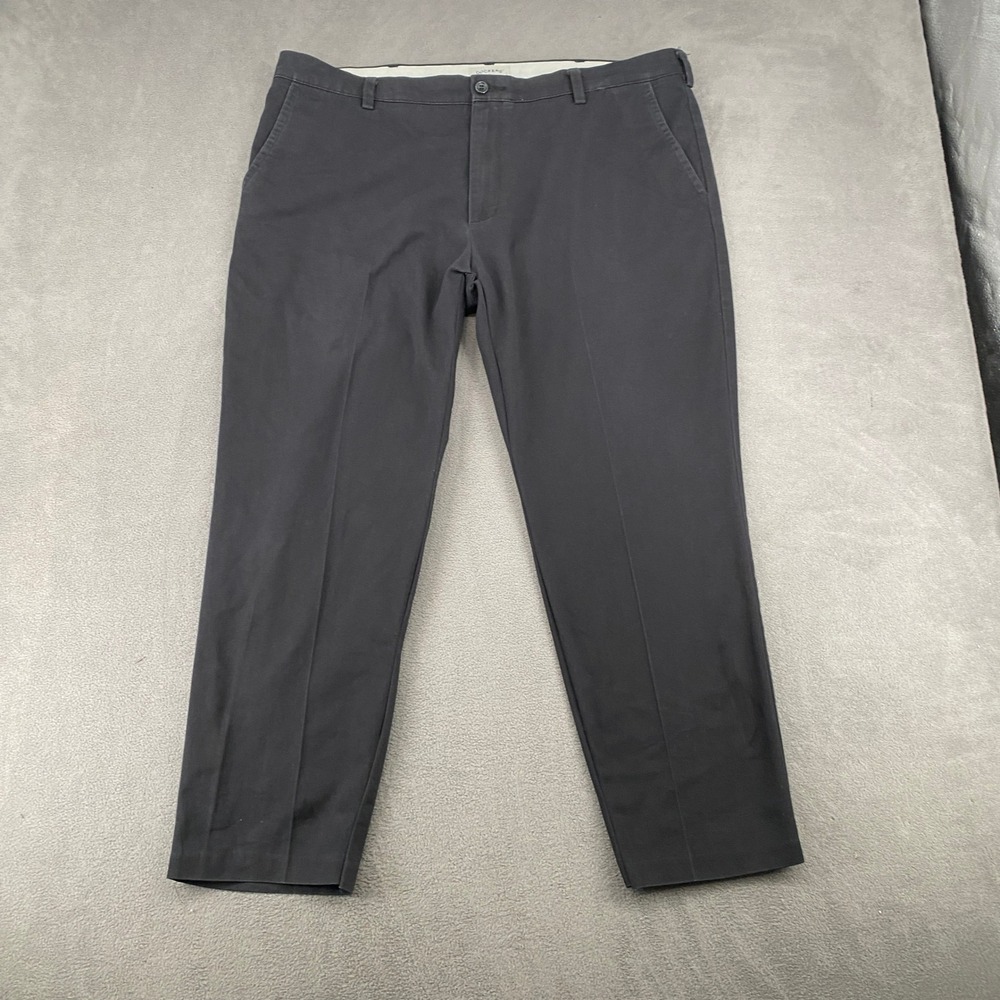 Dockers Mens Classic Fit Chino Pants Charcoal Gray 40x29 32896-0004